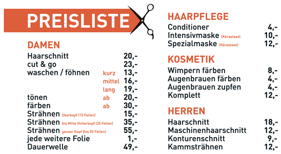preisliste